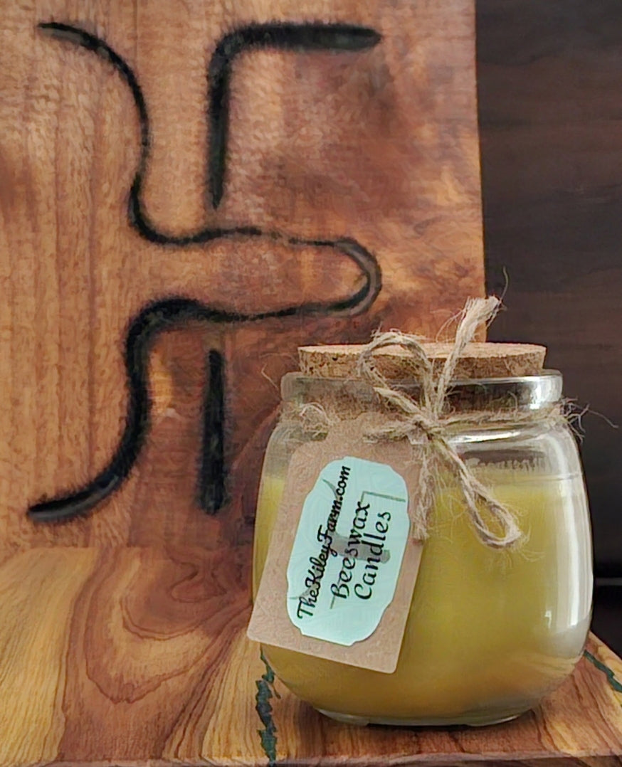 Hand-Poured Beeswax Candles