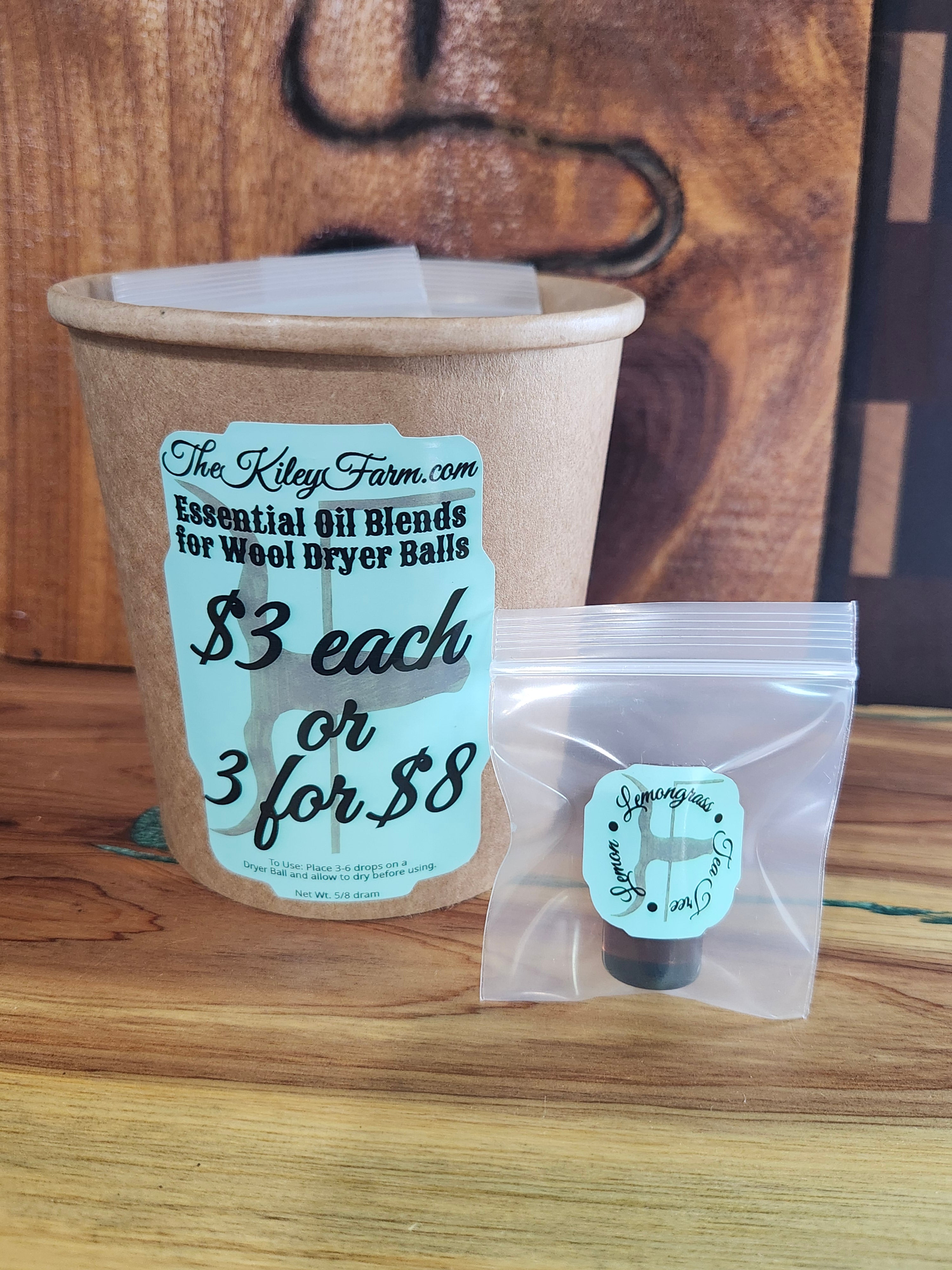Essential Oil Blend for Wool Dryer Balls 1 for $3 or 3 for $8